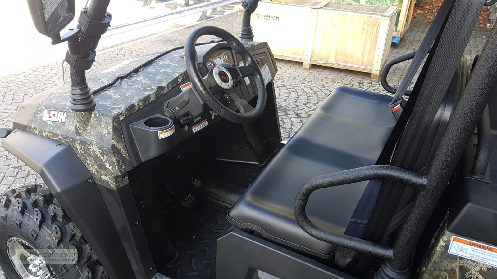 ATV & Quad Türe ait Hisun Sector 450 Allrad 4x4 + Differenzial-Sperre + Straßenzulassung UTV, Forstfahrzeug, Buggy, Gator,, Neumaschine içinde Feuchtwangen (resim 9)