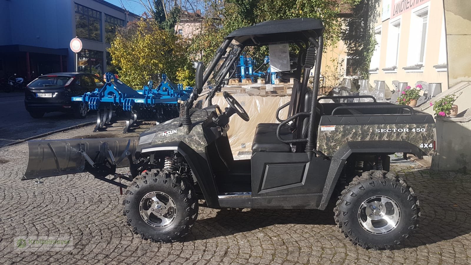 ATV & Quad of the type Hisun Sector 450 + Schneeräumschild *Winterpaket* Allrad 4x4 + Straßenzulassung NEU, Neumaschine in Feuchtwangen (Picture 2)