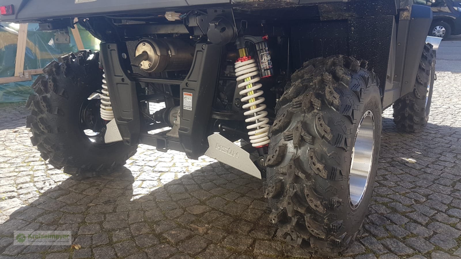 ATV & Quad Türe ait Hisun Sector 450 + Schneeräumschild *Winterpaket* Allrad 4x4 + Straßenzulassung NEU, Neumaschine içinde Feuchtwangen (resim 11)