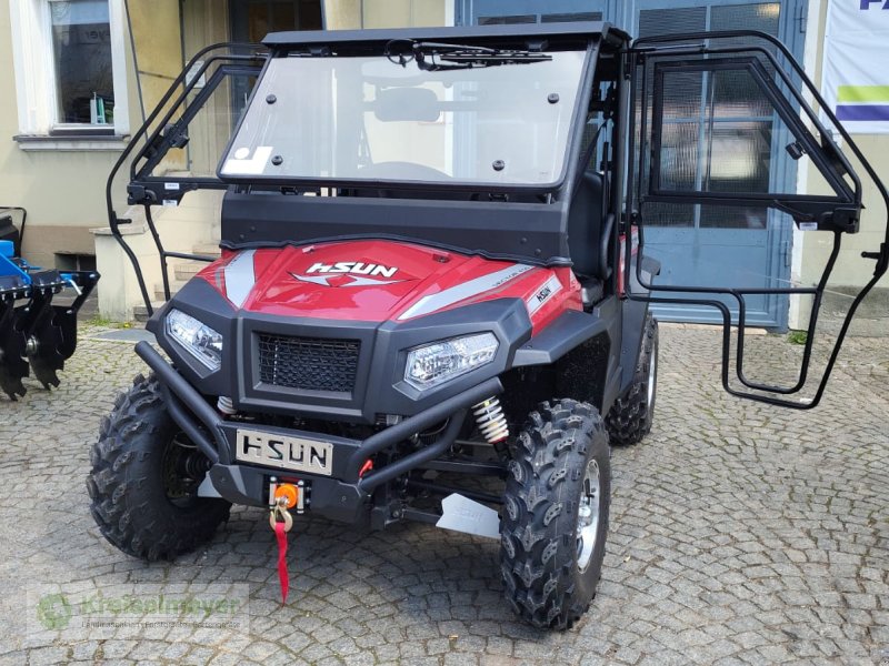 ATV & Quad of the type Hisun Sector 450 + Vollkabine Heizung & Lüftung + Straßenzulassung StVZO + Allrad UTV &, Neumaschine in Feuchtwangen (Picture 1)