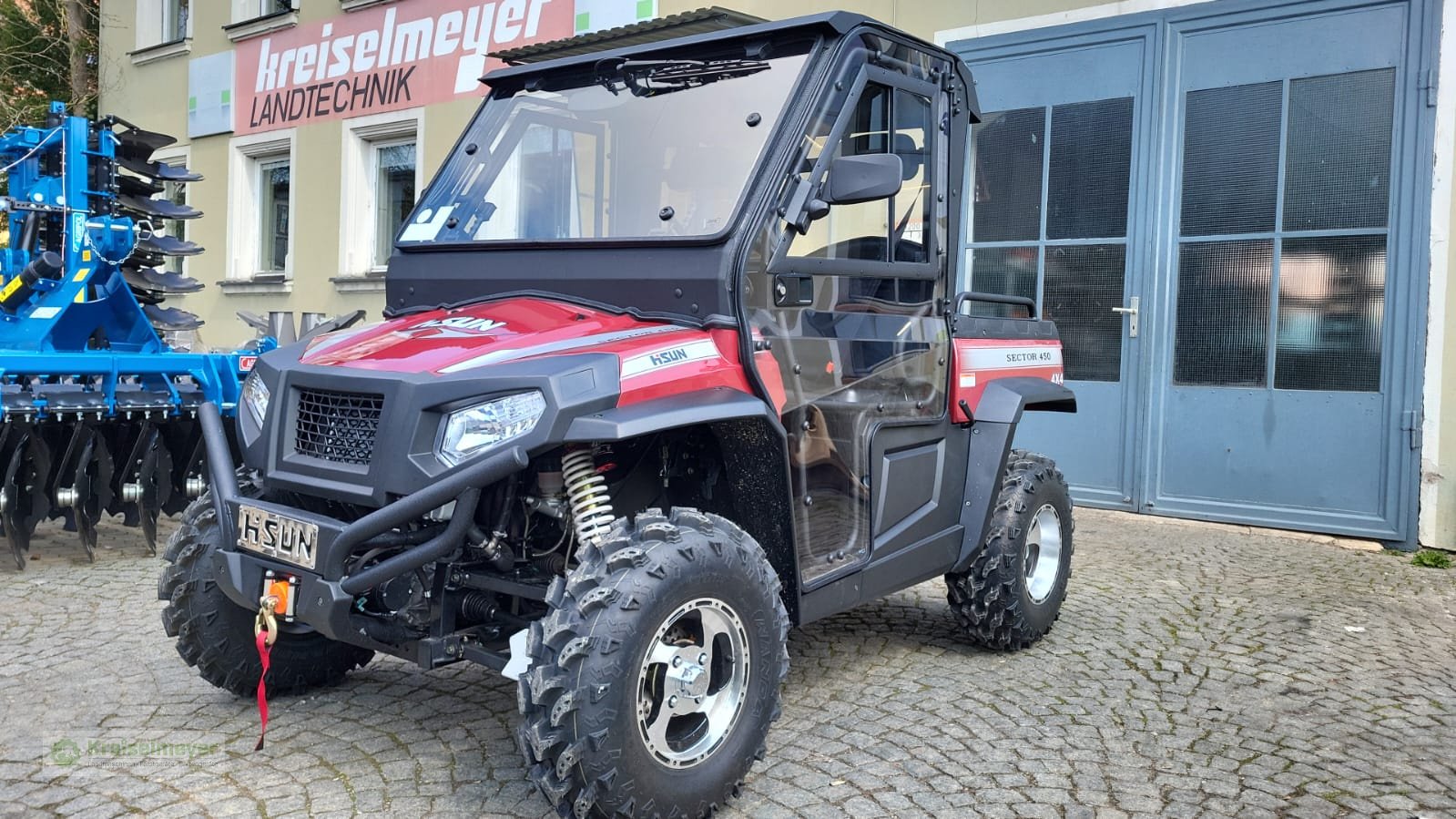 ATV & Quad van het type Hisun Sector 450 + Vollkabine Heizung & Lüftung + Straßenzulassung StVZO + Allrad UTV &, Neumaschine in Feuchtwangen (Foto 2)