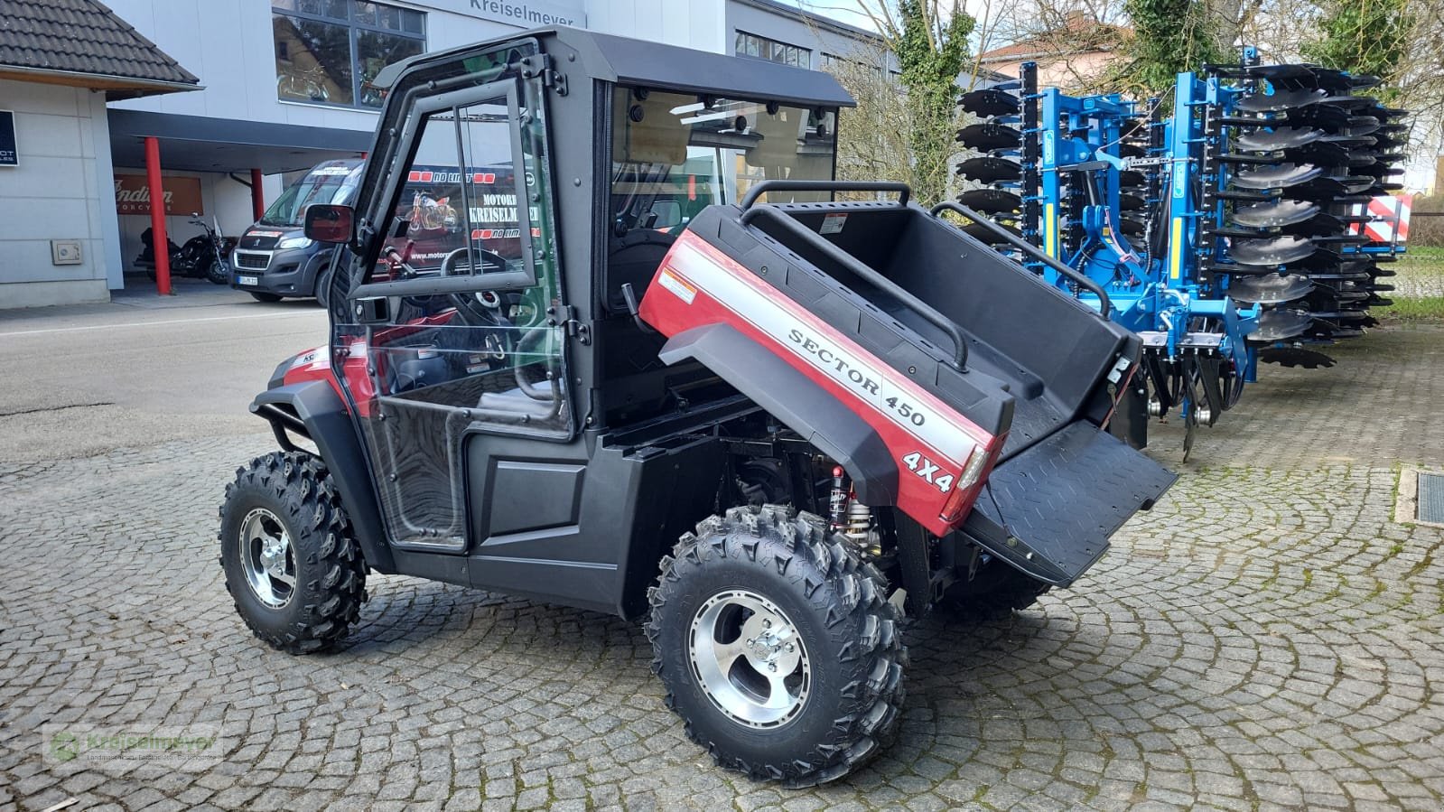 ATV & Quad van het type Hisun Sector 450 + Vollkabine Heizung & Lüftung + Straßenzulassung StVZO + Allrad UTV &, Neumaschine in Feuchtwangen (Foto 5)