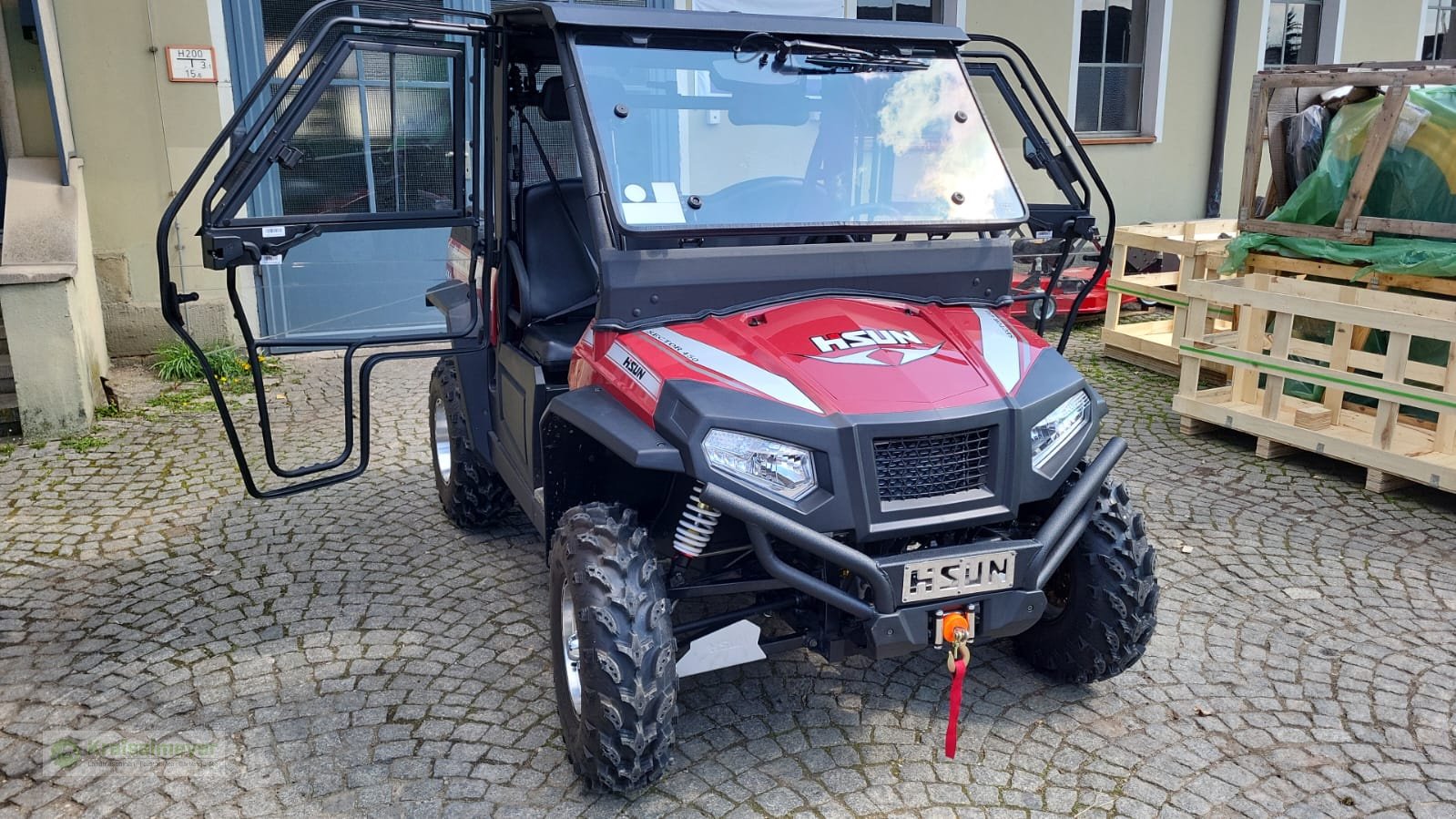 ATV & Quad от тип Hisun Sector 450 + Vollkabine Heizung & Lüftung + Straßenzulassung StVZO + Allrad UTV &, Neumaschine в Feuchtwangen (Снимка 7)