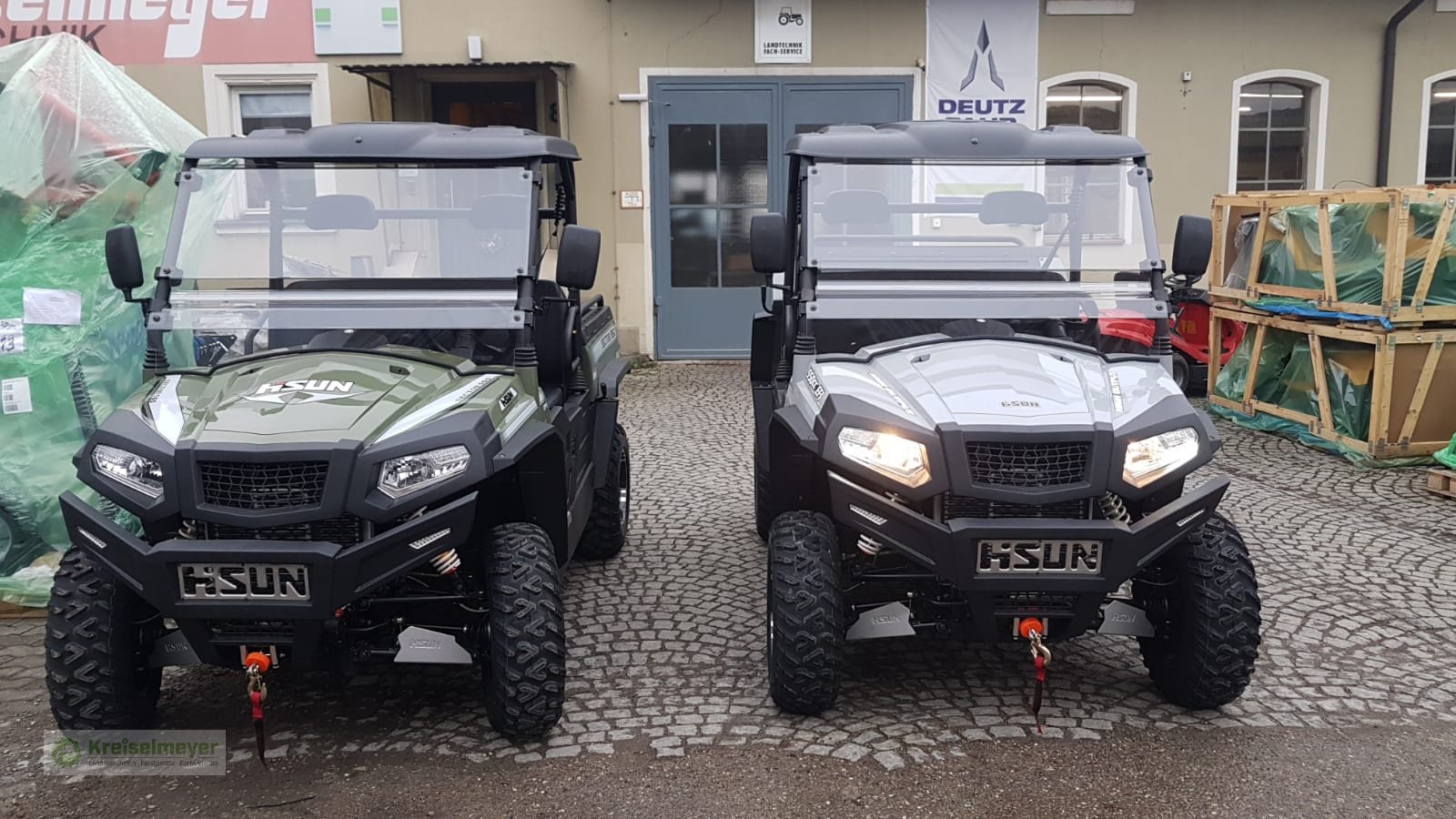 ATV & Quad от тип Hisun Sector 450 + Vollkabine Heizung & Lüftung + Straßenzulassung StVZO + Allrad UTV &, Neumaschine в Feuchtwangen (Снимка 14)