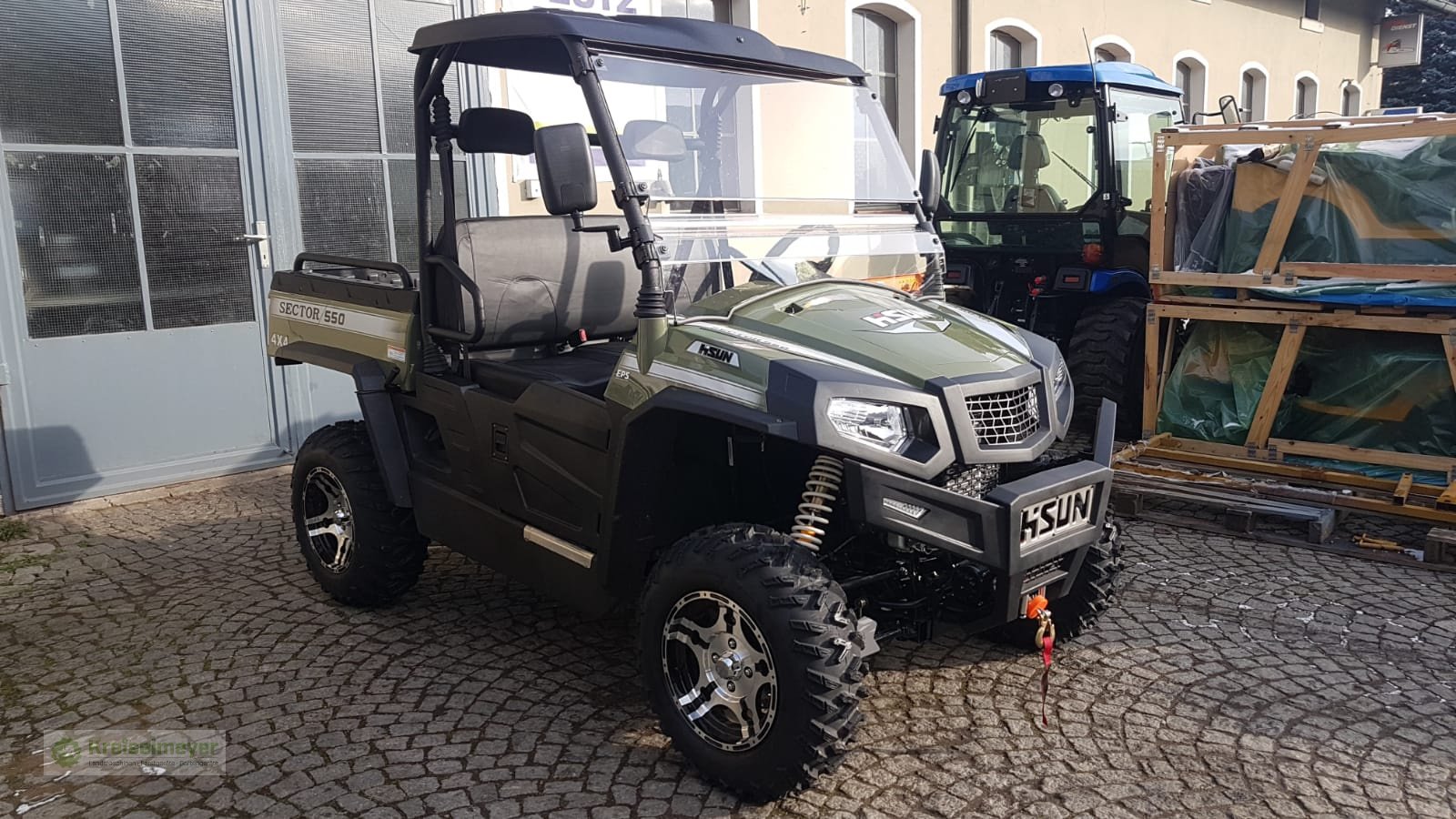 ATV & Quad of the type Hisun Sector 550 Allrad 4x4 + Differenzial-Sperre + Straßenzulassung UTV, Forstfahrzeug, Buggy, Gator, Neumaschine in Feuchtwangen (Picture 2)