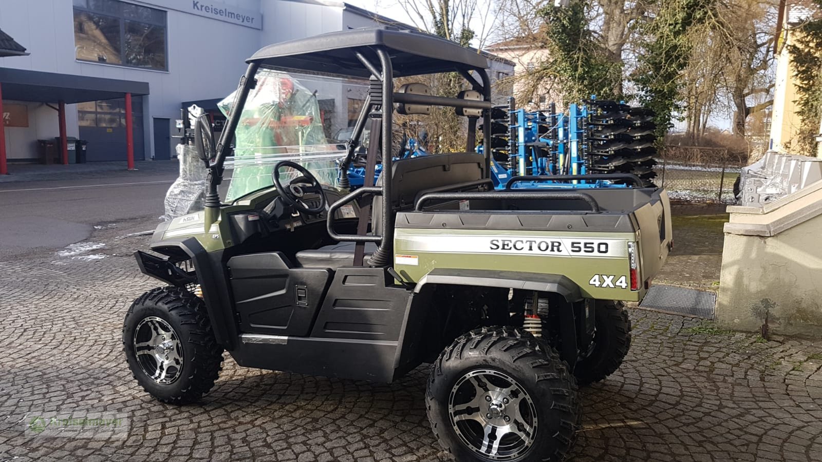 ATV & Quad typu Hisun Sector 550 Allrad 4x4 + Differenzial-Sperre + Straßenzulassung UTV, Forstfahrzeug, Buggy, Gator, Neumaschine v Feuchtwangen (Obrázek 3)