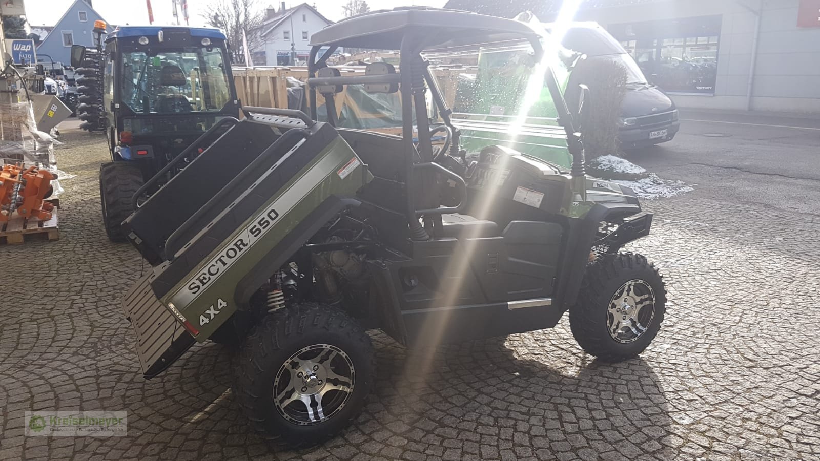 ATV & Quad of the type Hisun Sector 550 Allrad 4x4 + Differenzial-Sperre + Straßenzulassung UTV, Forstfahrzeug, Buggy, Gator, Neumaschine in Feuchtwangen (Picture 4)