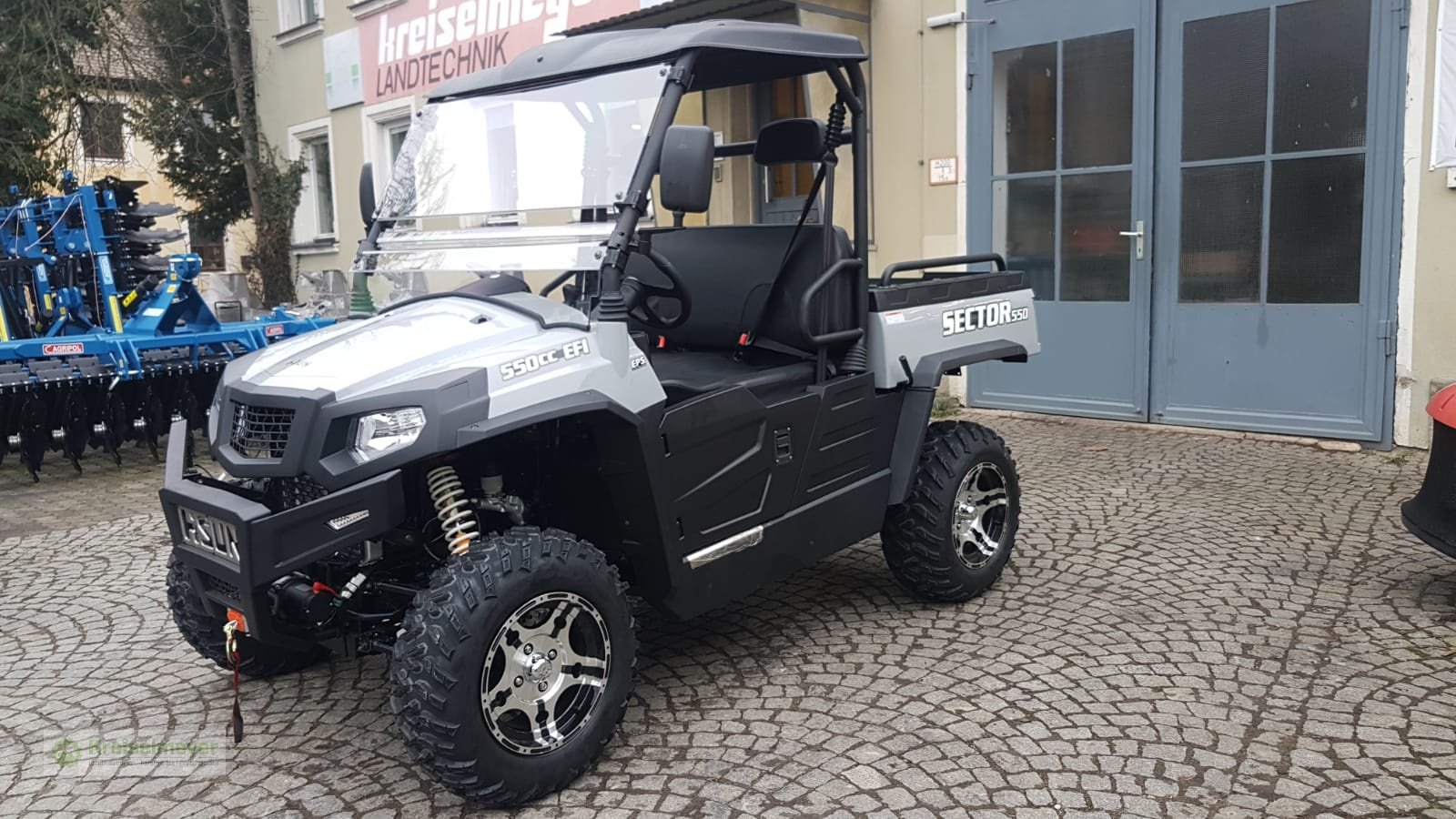 ATV & Quad Türe ait Hisun Sector 550 Allrad 4x4 + Differenzial-Sperre + Straßenzulassung UTV, Forstfahrzeug, Buggy, Gator, Neumaschine içinde Feuchtwangen (resim 4)