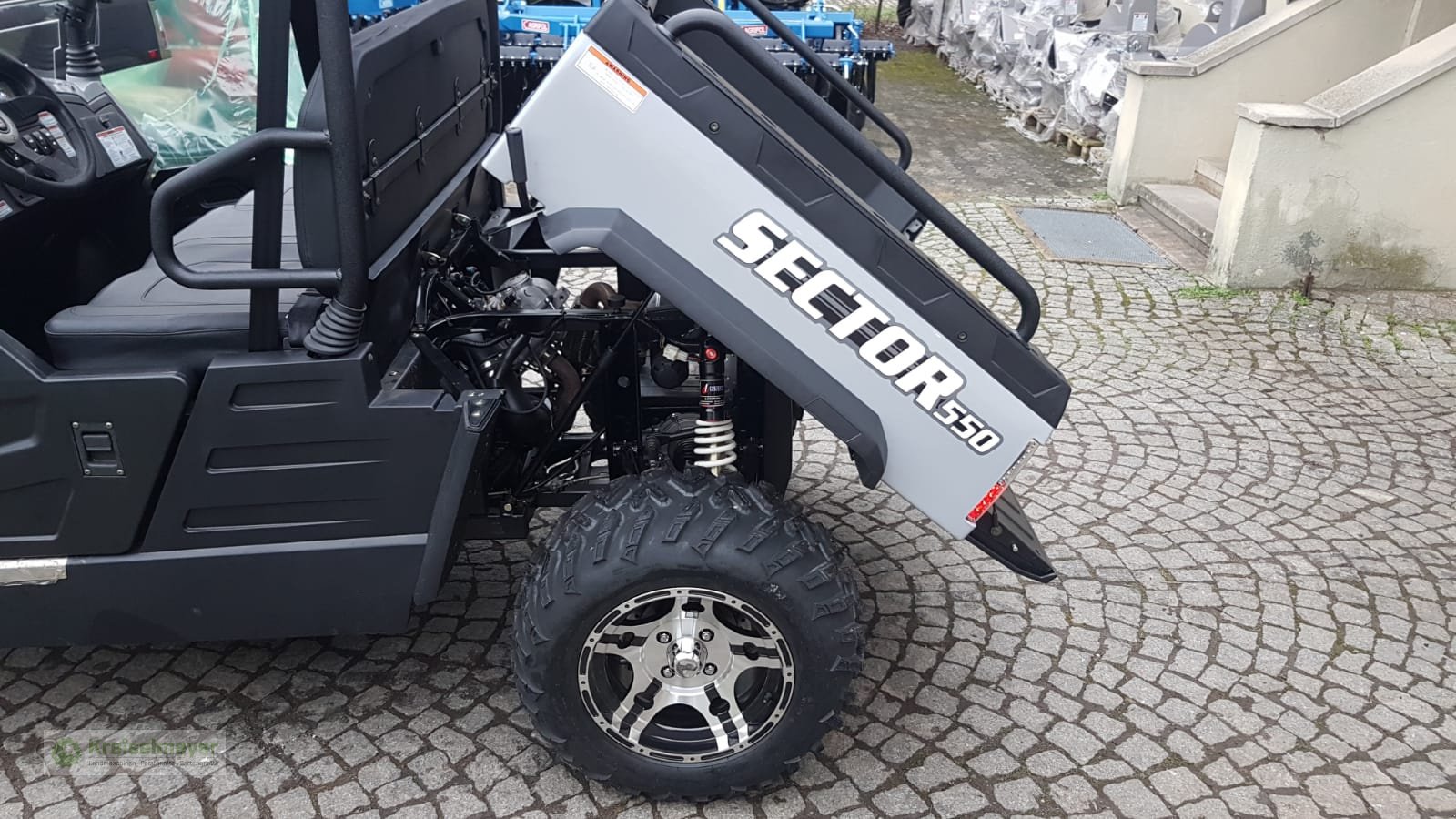 ATV & Quad typu Hisun Sector 550 Allrad 4x4 + Differenzial-Sperre + Straßenzulassung UTV, Forstfahrzeug, Buggy, Gator, Neumaschine v Feuchtwangen (Obrázok 8)