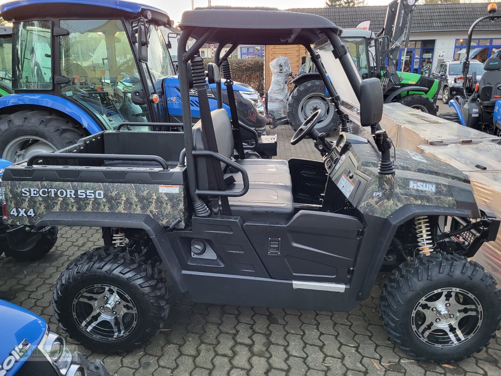 ATV & Quad του τύπου Hisun Sector 550 Allrad 4x4 + Differenzial-Sperre + Straßenzulassung UTV, Forstfahrzeug, Buggy, Gator, Neumaschine σε Feuchtwangen (Φωτογραφία 3)