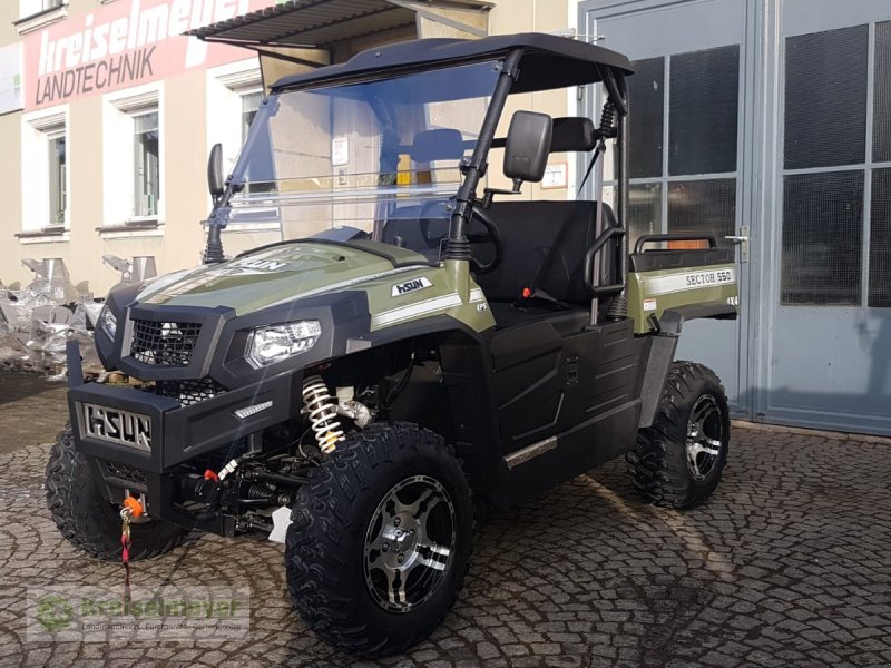 ATV & Quad van het type Hisun Sector 550 Allrad 4x4 + Differenzial-Sperre + Straßenzulassung UTV, Forstfahrzeug, Buggy, Gator, Neumaschine in Feuchtwangen (Foto 1)