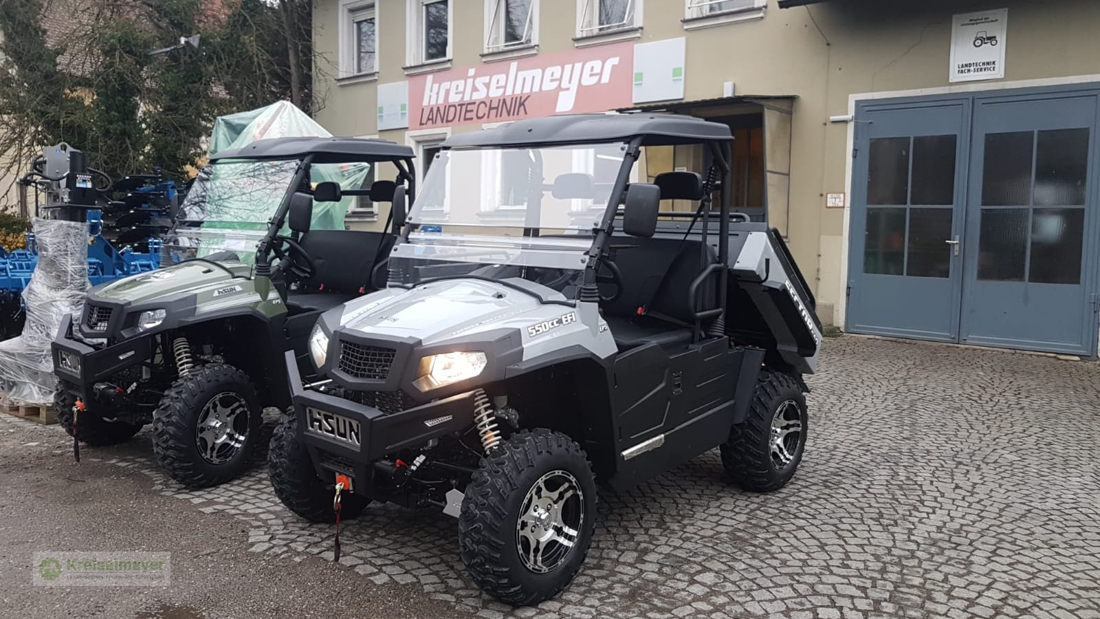 ATV & Quad typu Hisun Sector 550 Allrad 4x4 + Differenzial-Sperre + Straßenzulassung UTV, Forstfahrzeug, Buggy, Gator, Neumaschine v Feuchtwangen (Obrázek 12)