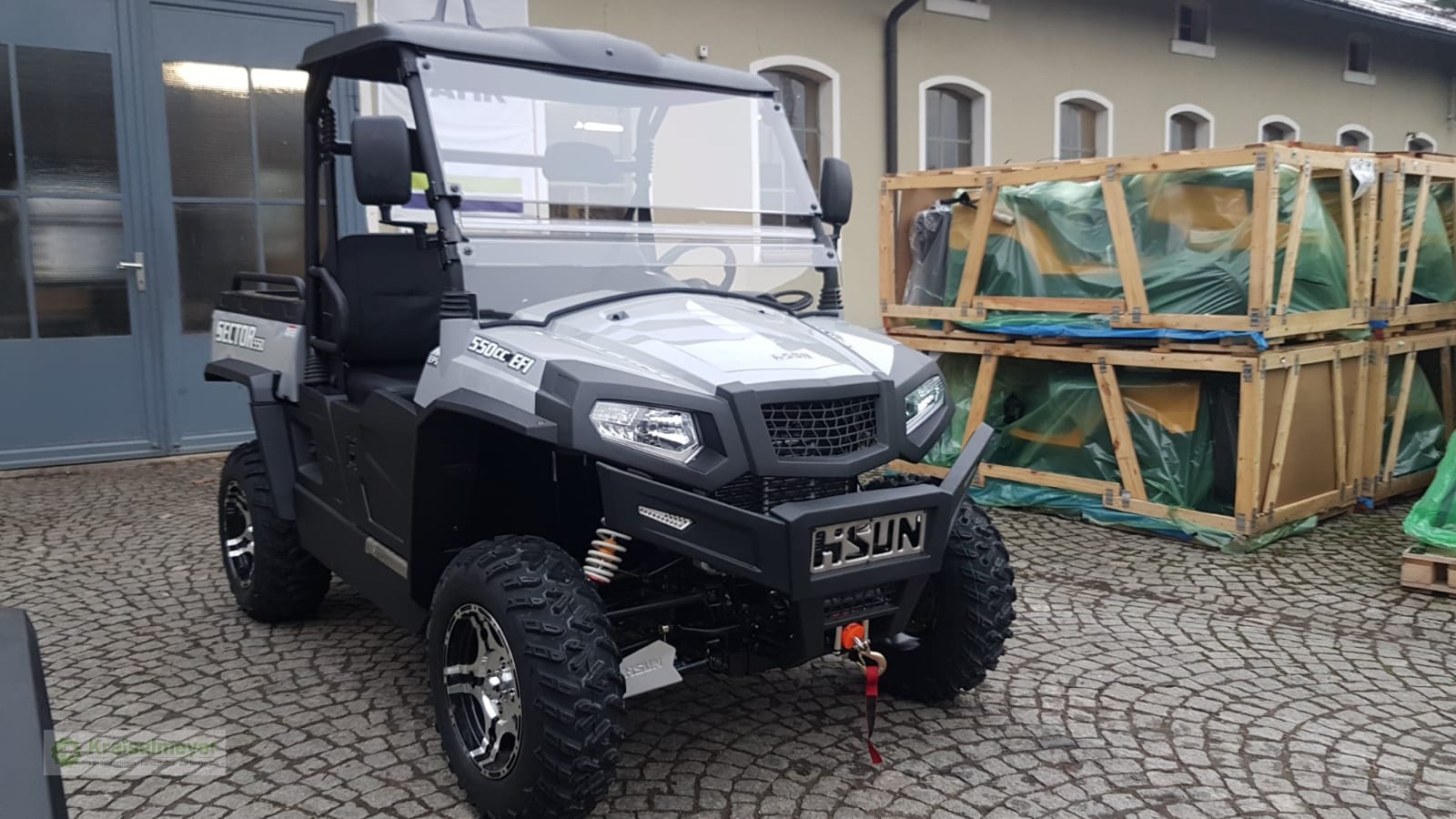 ATV & Quad of the type Hisun Sector 550 Allrad 4x4 + Differenzial-Sperre + Straßenzulassung UTV, Forstfahrzeug, Buggy, Gator, Neumaschine in Feuchtwangen (Picture 1)