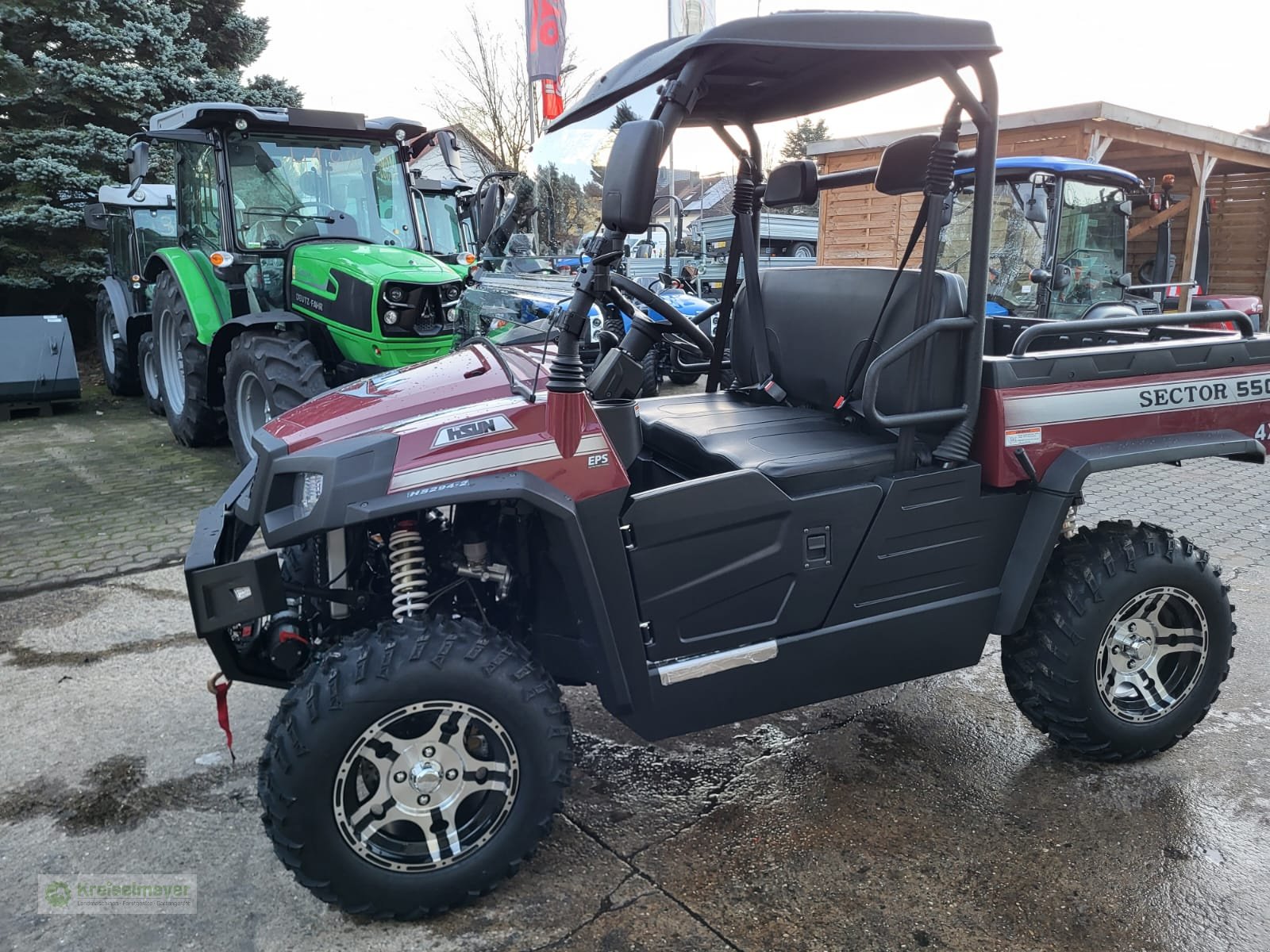 ATV & Quad от тип Hisun Sector 550 Allrad 4x4 + Differenzial-Sperre + Zulassungspapiere UTV Buggy Gator, Neumaschine в Feuchtwangen (Снимка 1)