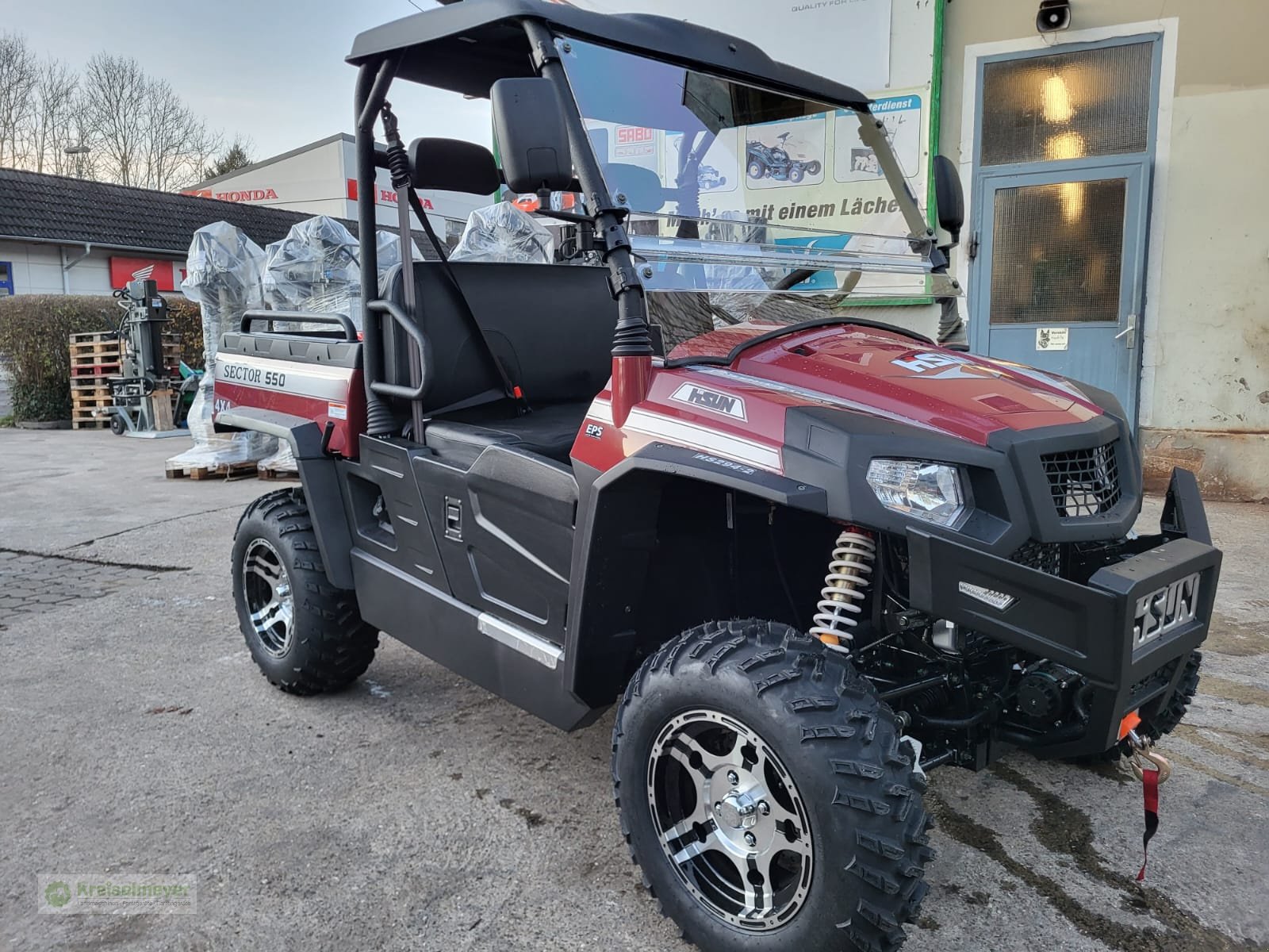 ATV & Quad от тип Hisun Sector 550 Allrad 4x4 + Differenzial-Sperre + Zulassungspapiere UTV Buggy Gator, Neumaschine в Feuchtwangen (Снимка 3)