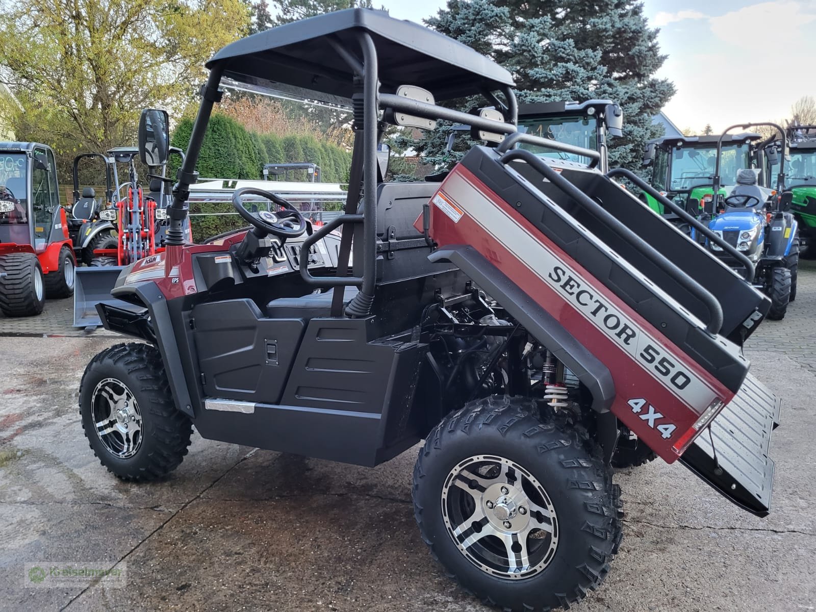 ATV & Quad от тип Hisun Sector 550 Allrad 4x4 + Differenzial-Sperre + Zulassungspapiere UTV Buggy Gator, Neumaschine в Feuchtwangen (Снимка 5)