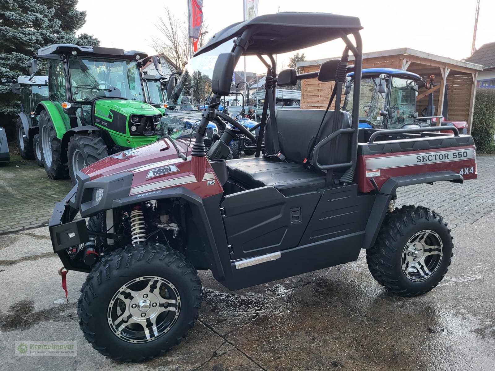 ATV & Quad от тип Hisun Sector 550 Allrad 4x4 + Differenzial-Sperre + Zulassungspapiere UTV Buggy Gator, Neumaschine в Feuchtwangen (Снимка 8)