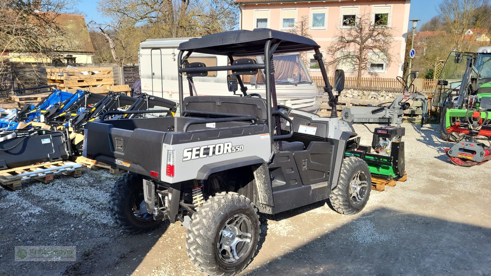 ATV & Quad del tipo Hisun Sector 550 + Frontmähwerk / Mulcher + STVZO, Neumaschine en Feuchtwangen (Imagen 5)