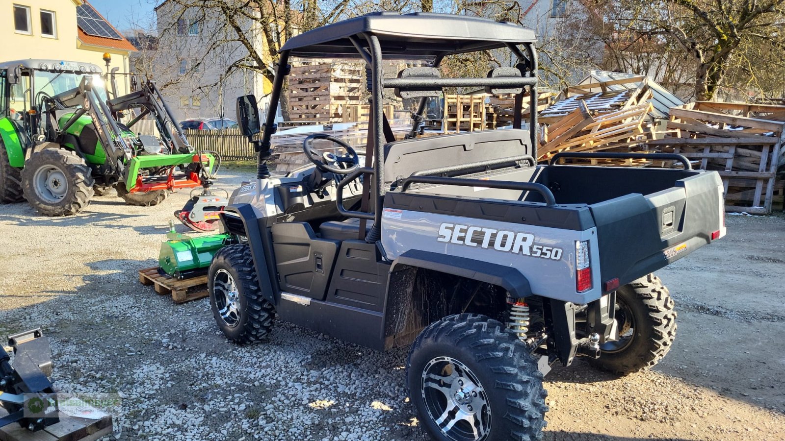 ATV & Quad typu Hisun Sector 550 + Frontmähwerk / Mulcher + STVZO, Neumaschine v Feuchtwangen (Obrázok 7)