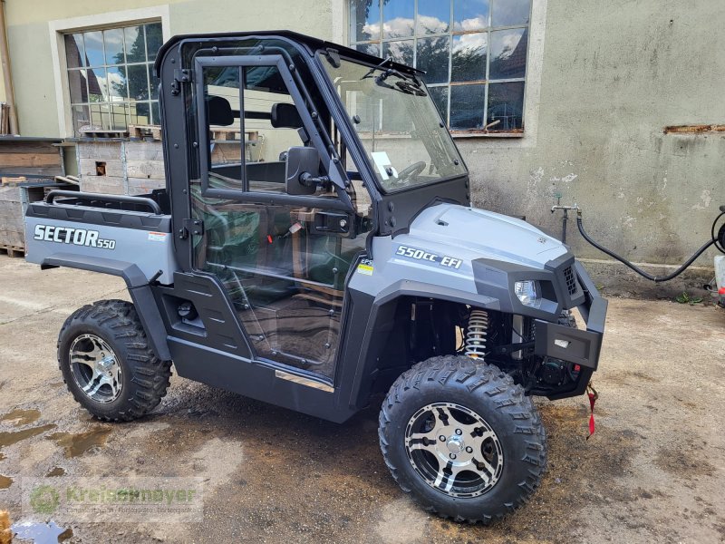 ATV & Quad del tipo Hisun Sector 550 + Vollkabine Heizung & Lüftung + Straßenzulassung StVZO + Allrad UTV &, Neumaschine In Feuchtwangen (Immagine 1)