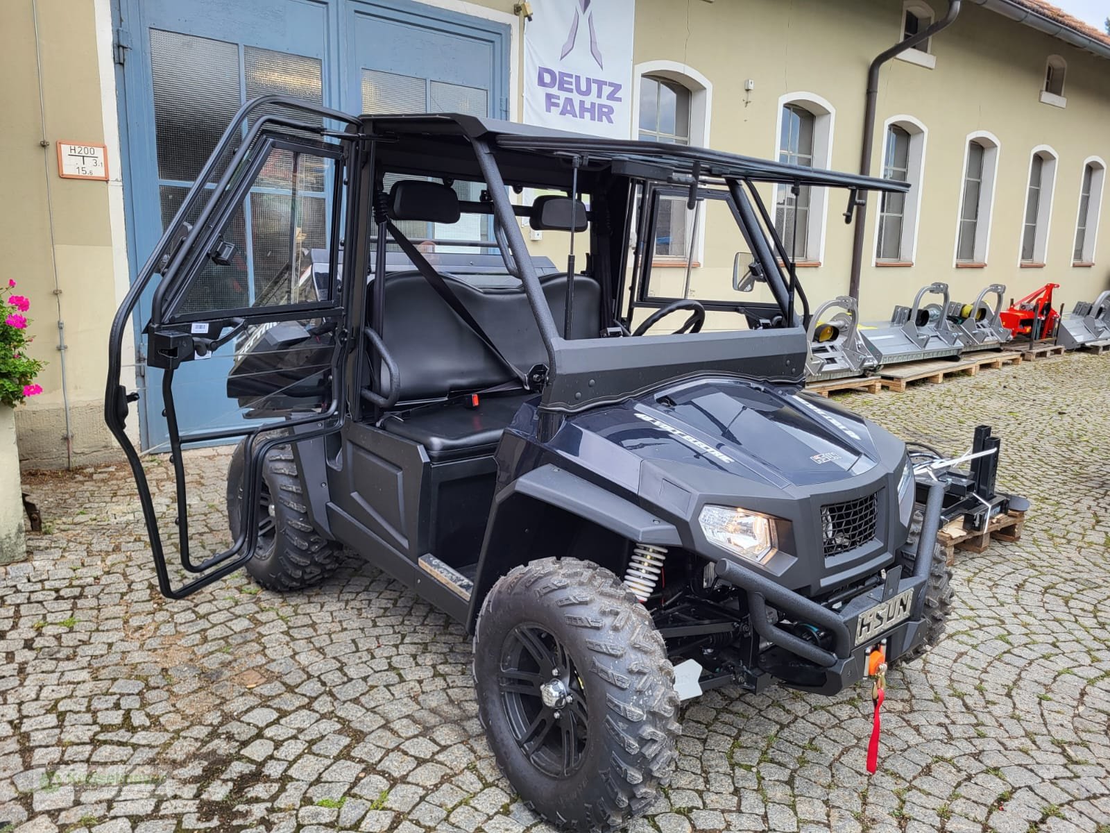 ATV & Quad des Typs Hisun Sector E1 Elektro mit Kabine und Heizung + Straßenzulassung StVZO NEU UTV, Neumaschine in Feuchtwangen (Bild 5)