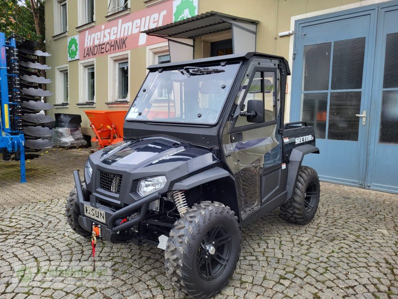 ATV & Quad typu Hisun Sector E1 Elektro mit Kabine und Heizung + Straßenzulassung StVZO NEU UTV, Neumaschine w Feuchtwangen (Zdjęcie 1)