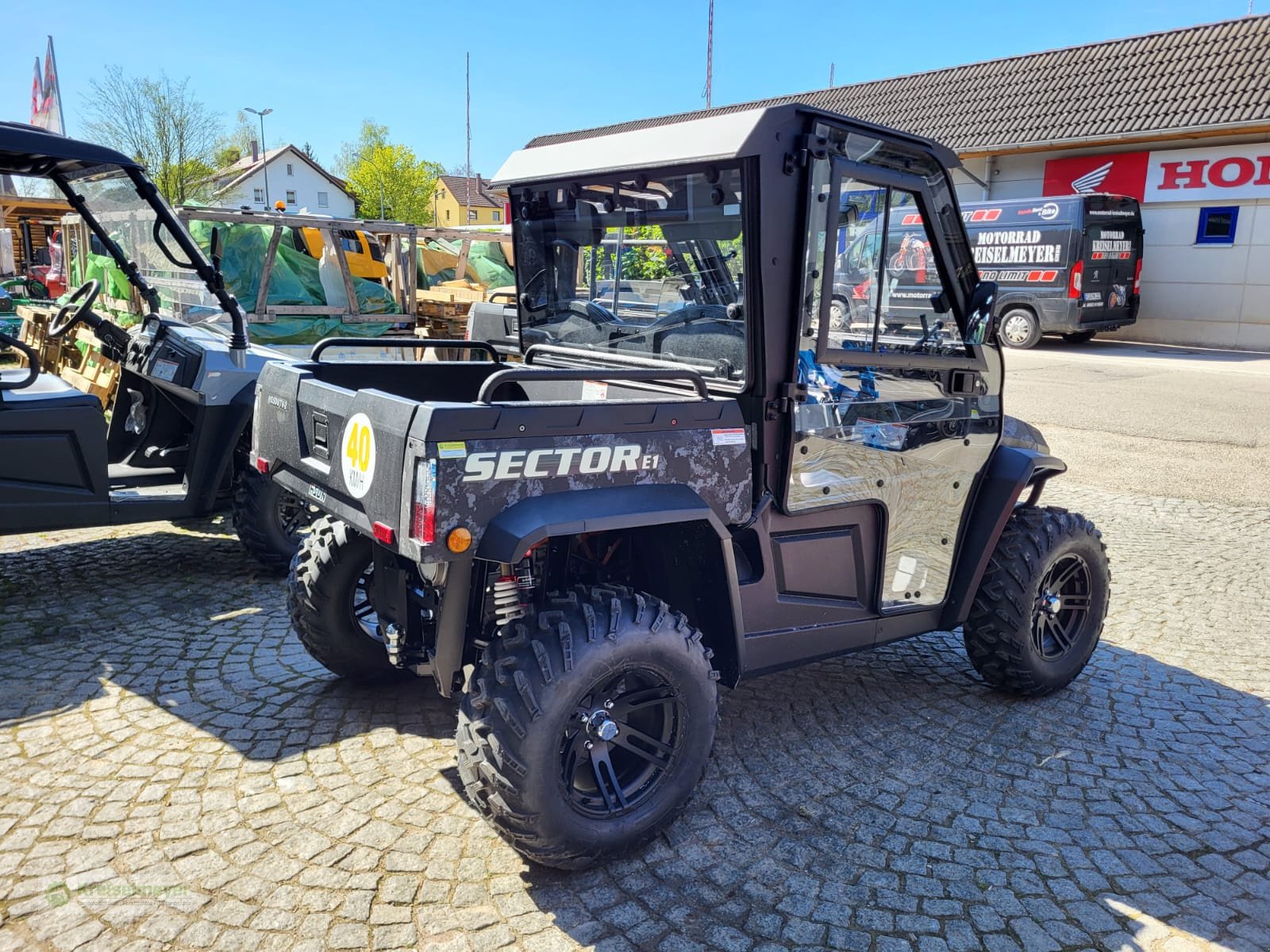 ATV & Quad du type Hisun Sector E1 Elektro mit Kabine und Heizung + Straßenzulassung StVZO NEU, Neumaschine en Feuchtwangen (Photo 3)