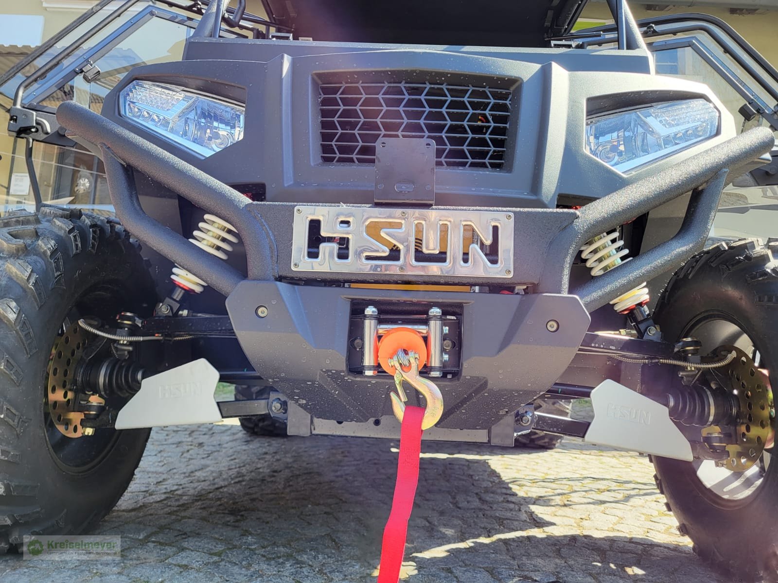 ATV & Quad del tipo Hisun Sector E1 Elektro mit Kabine und Heizung + Straßenzulassung StVZO NEU, Neumaschine In Feuchtwangen (Immagine 13)