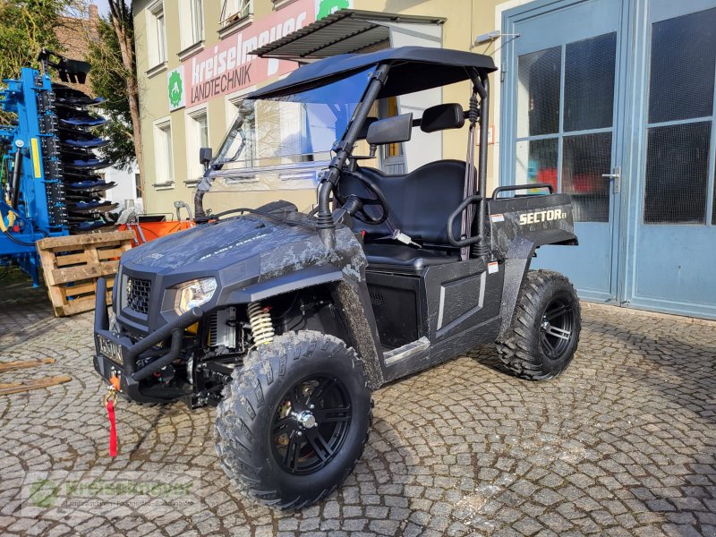 ATV & Quad des Typs Hisun Sector E1 Elektro UTV Allrad + StVZO Zulassung L7e + Dark Camouflage, Neumaschine in Feuchtwangen (Bild 1)