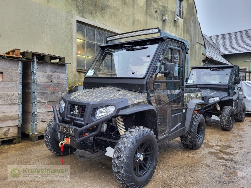 ATV & Quad of the type Hisun Sector E1 Elektro UTV Kabine + Heizung + Arbeitsscheinwerfer Paket + StVZO Zulassung L7e NEU, Neumaschine in Feuchtwangen (Picture 1)