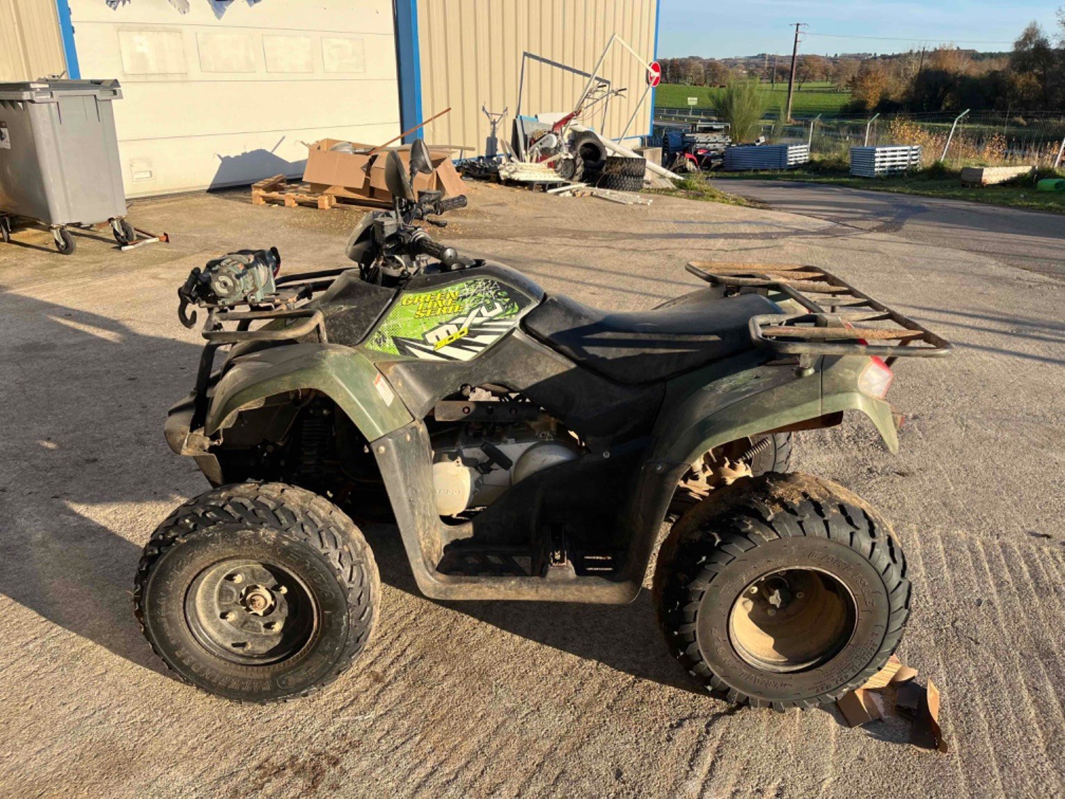 ATV & Quad Türe ait Kymco MXU 300, Gebrauchtmaschine içinde LA SOUTERRAINE (resim 6)