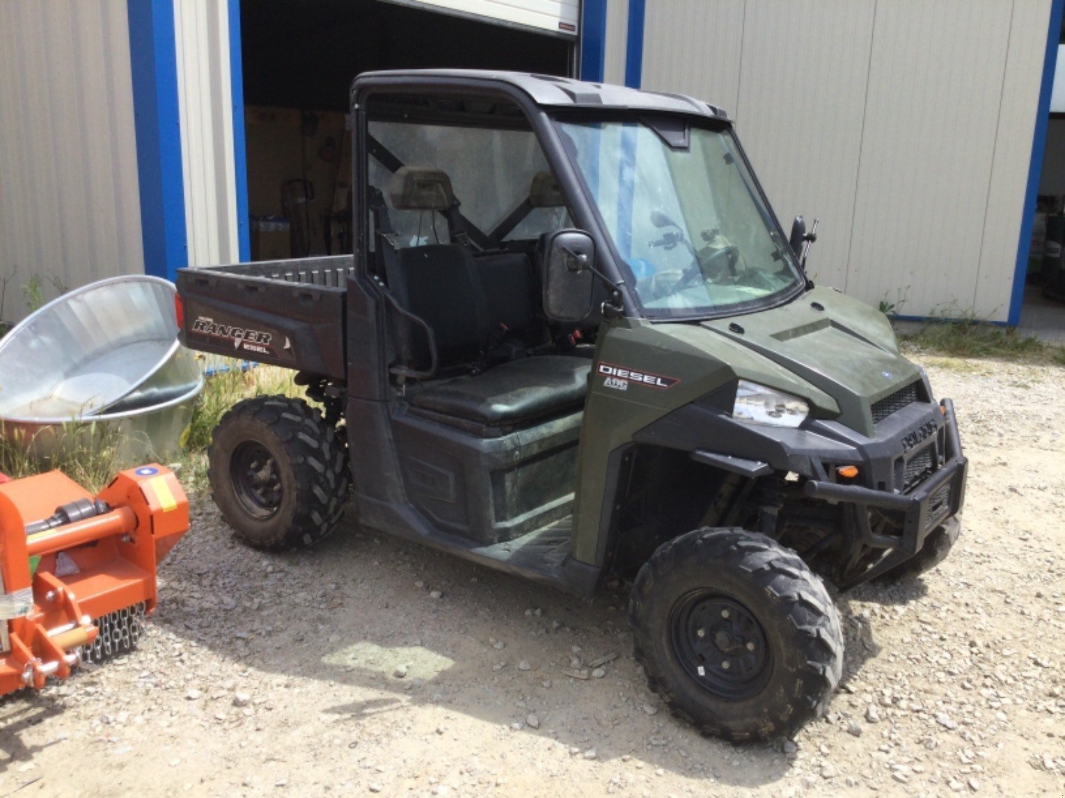 ATV & Quad des Typs Polaris Quad - transporteur Ranger 1000 DIESEL Polaris, Gebrauchtmaschine in LA SOUTERRAINE (Bild 2)