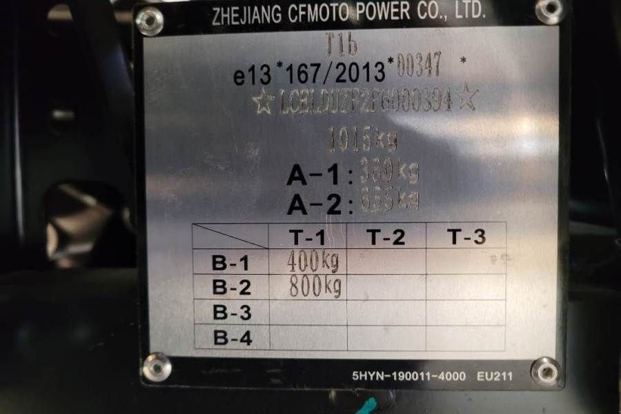 ATV & Quad tip Sonstige Cfmoto UFORCE600 Valid Inspection, *Guarantee! Dutch Regi, Gebrauchtmaschine in Groenlo (Poză 6)