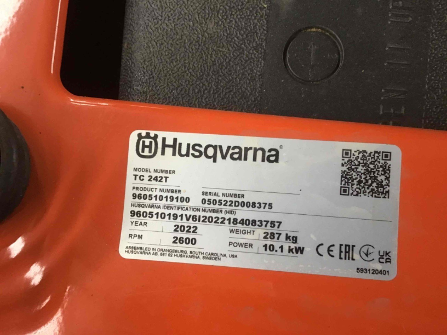 Aufsitzmäher a típus Husqvarna Tondeuse autoportée TC242T Husqvarna, Gebrauchtmaschine ekkor: LA SOUTERRAINE (Kép 2)