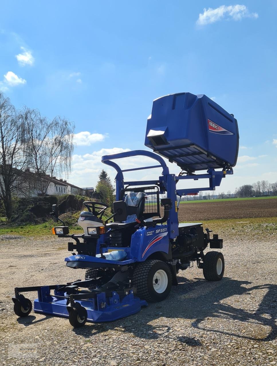 Aufsitzmäher van het type Iseki Frontdeckmäher SF 551, Neumaschine in Kirchheim b. München (Foto 5)