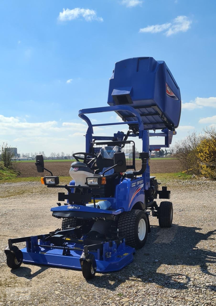 Aufsitzmäher van het type Iseki Frontdeckmäher SF 551, Neumaschine in Kirchheim b. München (Foto 4)