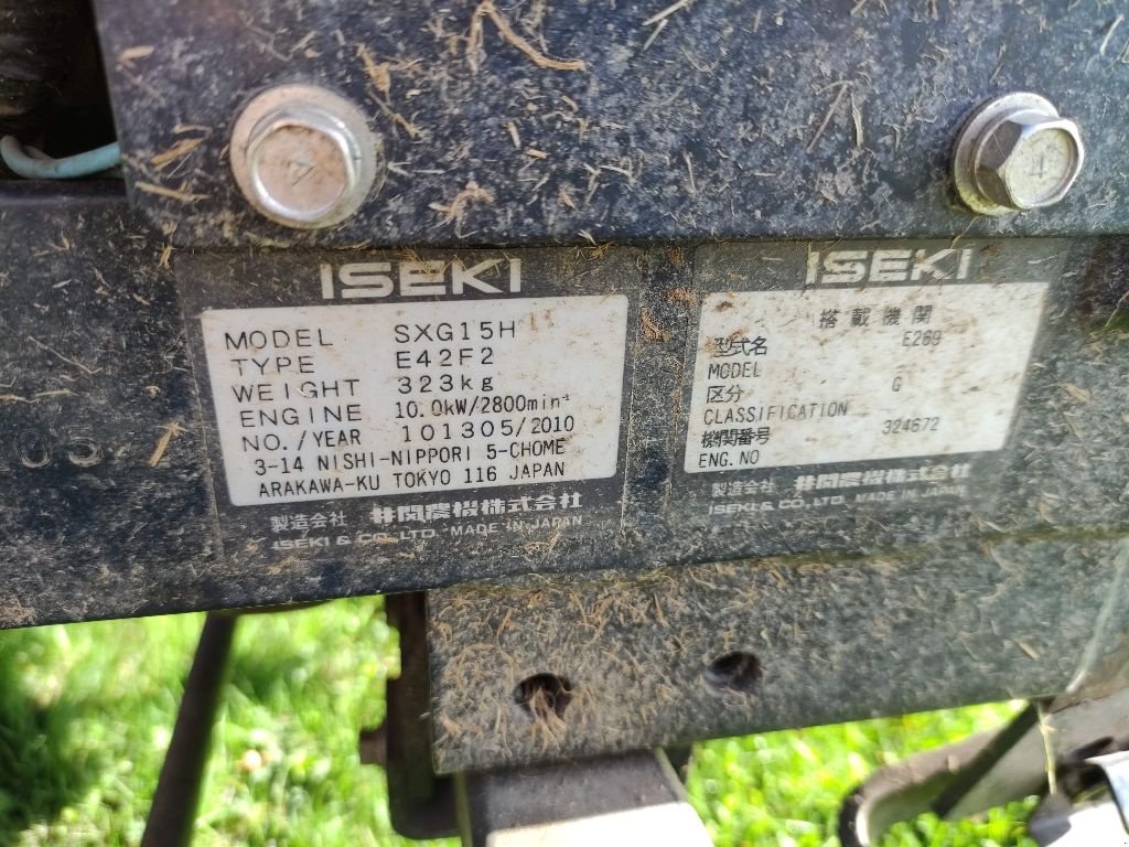 Aufsitzmäher tip Iseki Sxg15H, Gebrauchtmaschine in LIMOGES (Poză 5)