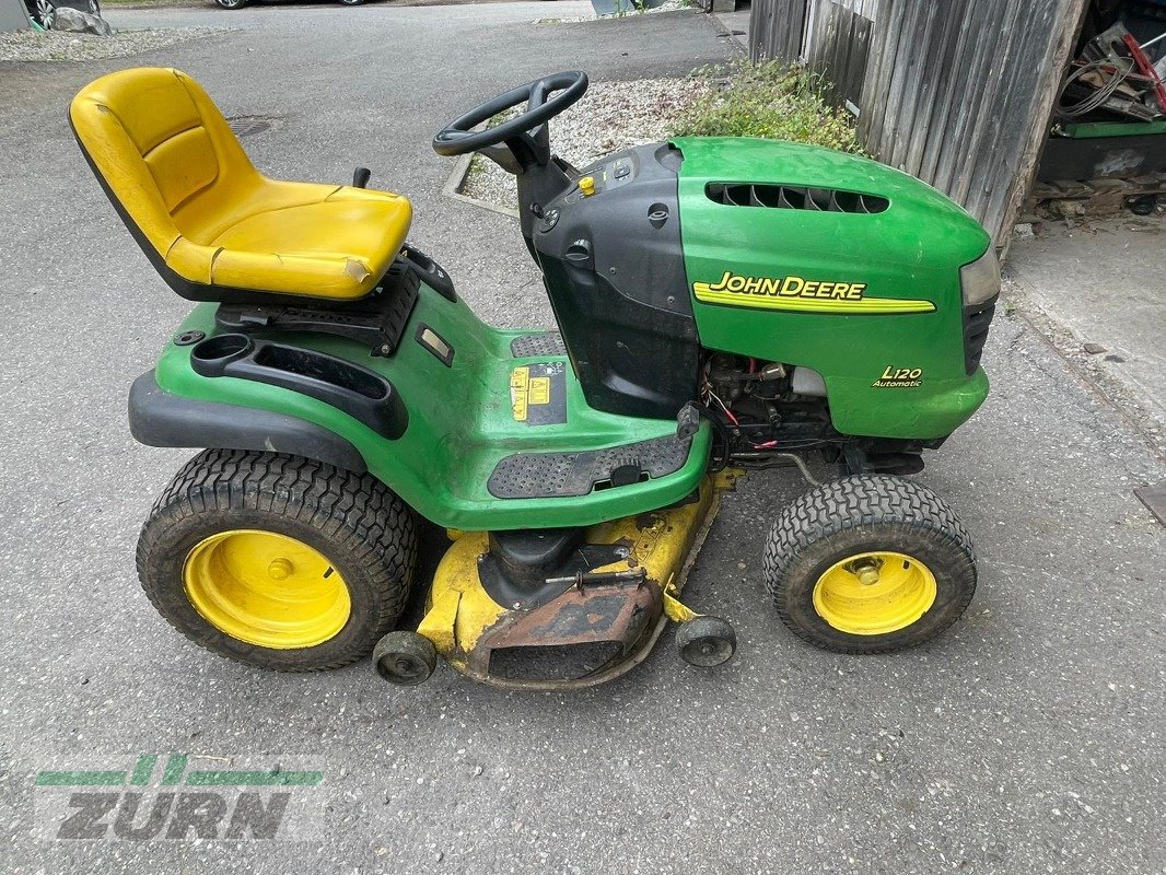 Aufsitzmäher des Typs John Deere L 120 B, Gebrauchtmaschine in Kanzach (Bild 2)