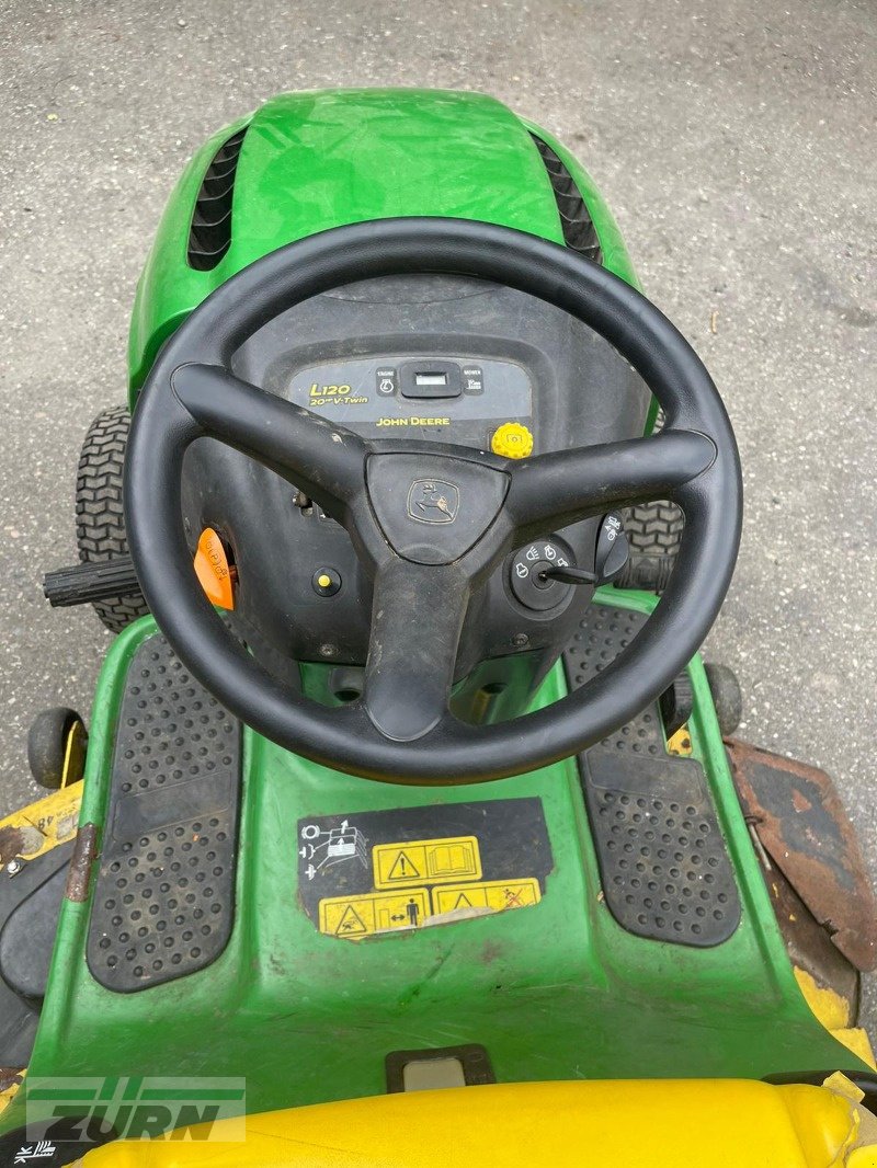 Aufsitzmäher от тип John Deere L 120 B, Gebrauchtmaschine в Kanzach (Снимка 5)