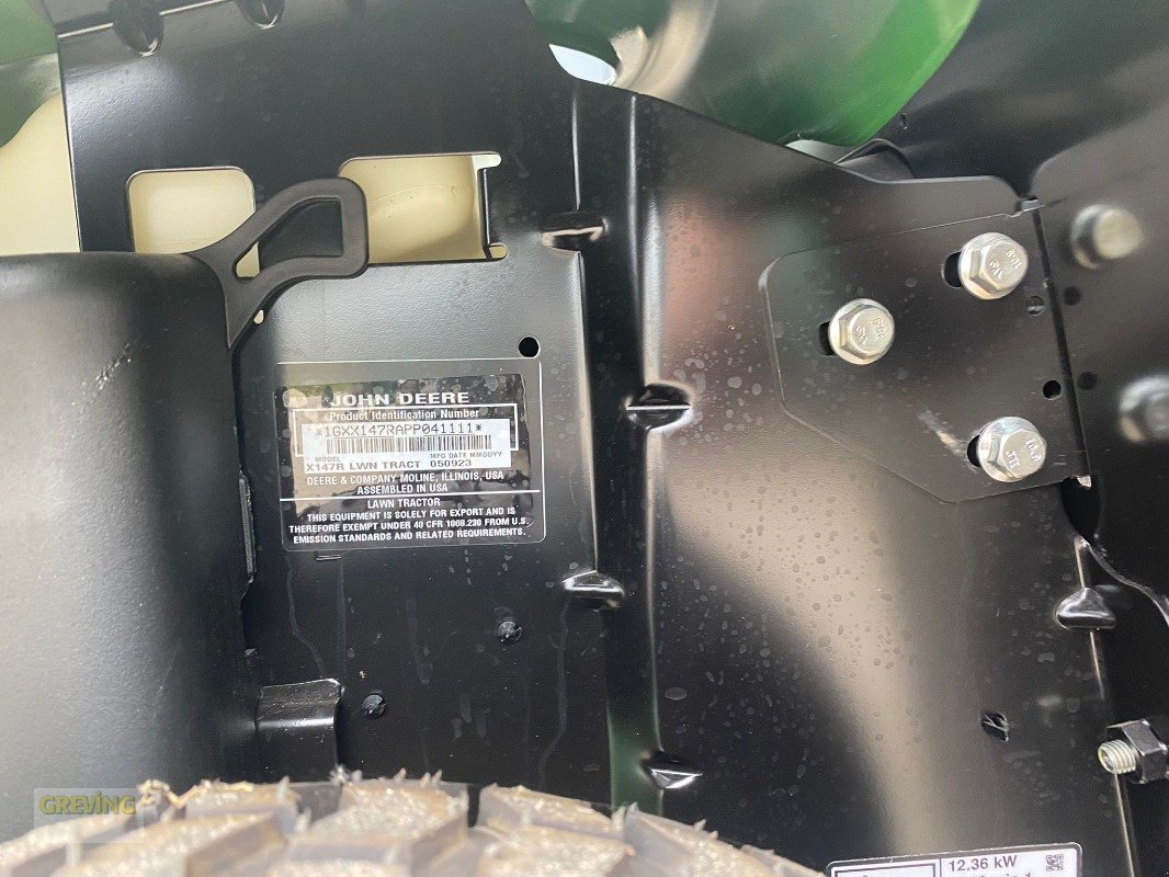 Aufsitzmäher za tip John Deere X147R, Neumaschine u Heiden (Slika 11)