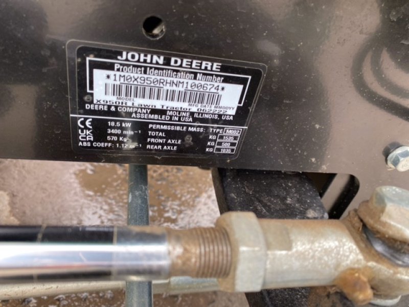 Aufsitzmäher tipa John Deere X950R, Gebrauchtmaschine u Richebourg (Slika 4)