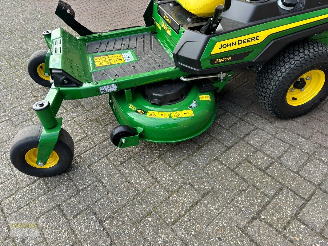 Aufsitzmäher du type John Deere Z320R Nullwendekreismäher, Neumaschine en Ahaus (Photo 9)