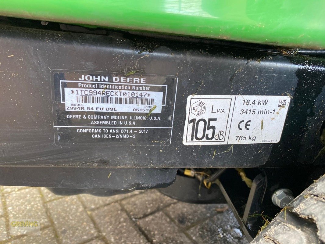 Aufsitzmäher типа John Deere Z994R DEMO, Gebrauchtmaschine в Ahaus (Фотография 16)