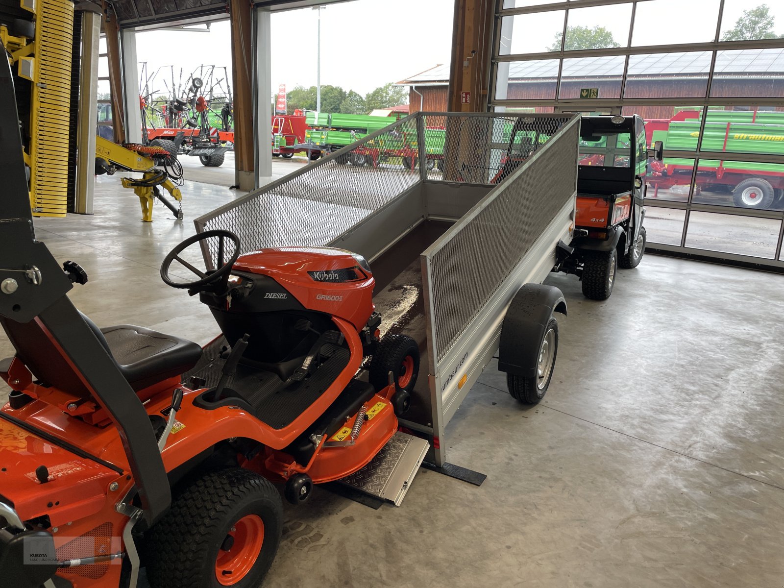 Aufsitzmäher του τύπου Kubota Aktion, Kubota GR1600 + Humbaur Alu-Einachser zum Aktionspreis, Neumaschine σε Biessenhofen (Φωτογραφία 5)