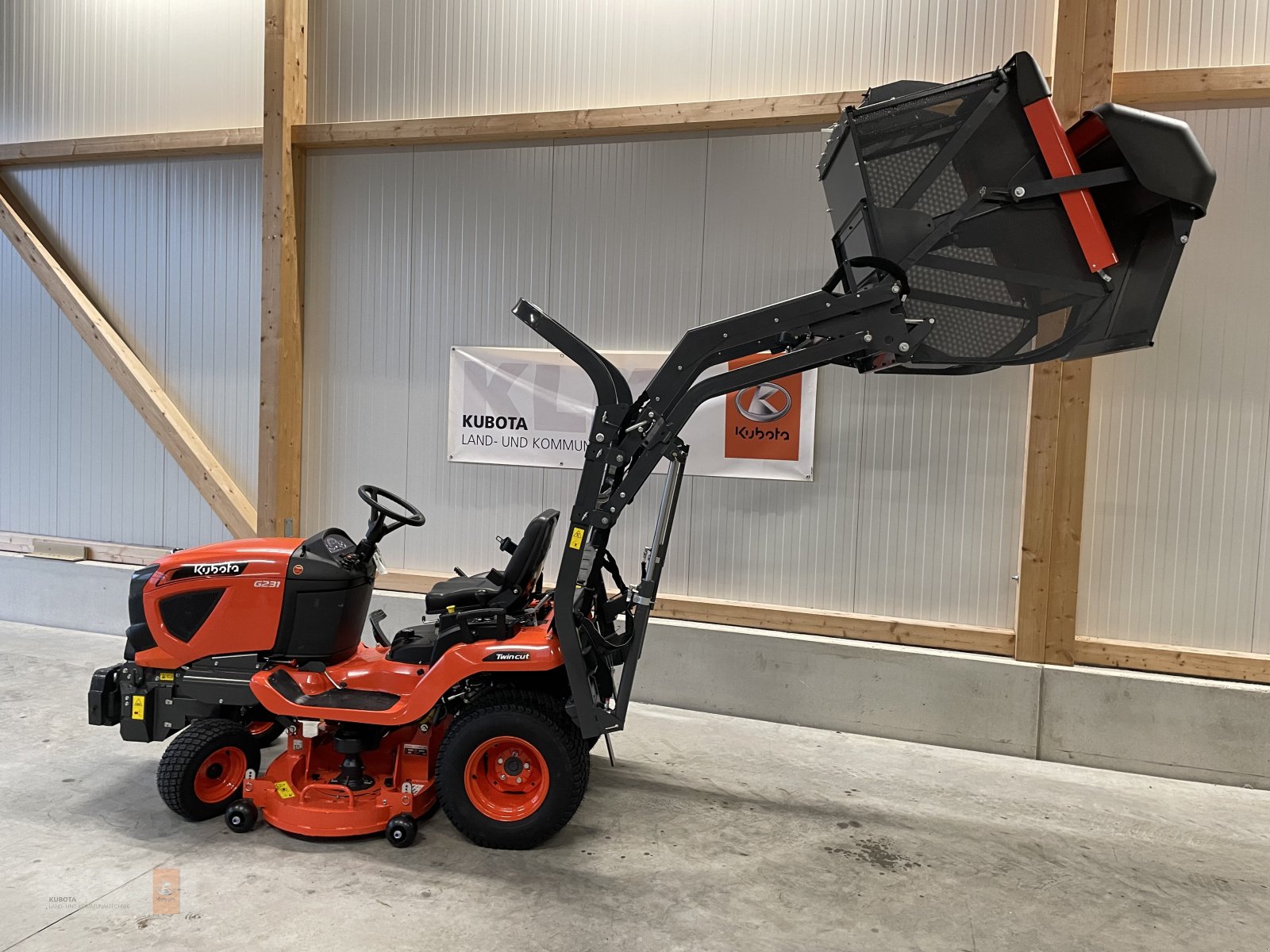 Aufsitzmäher typu Kubota G231-HD sofort verfügbar, 5 Jahre Garantie, Neumaschine w Biessenhofen (Zdjęcie 12)