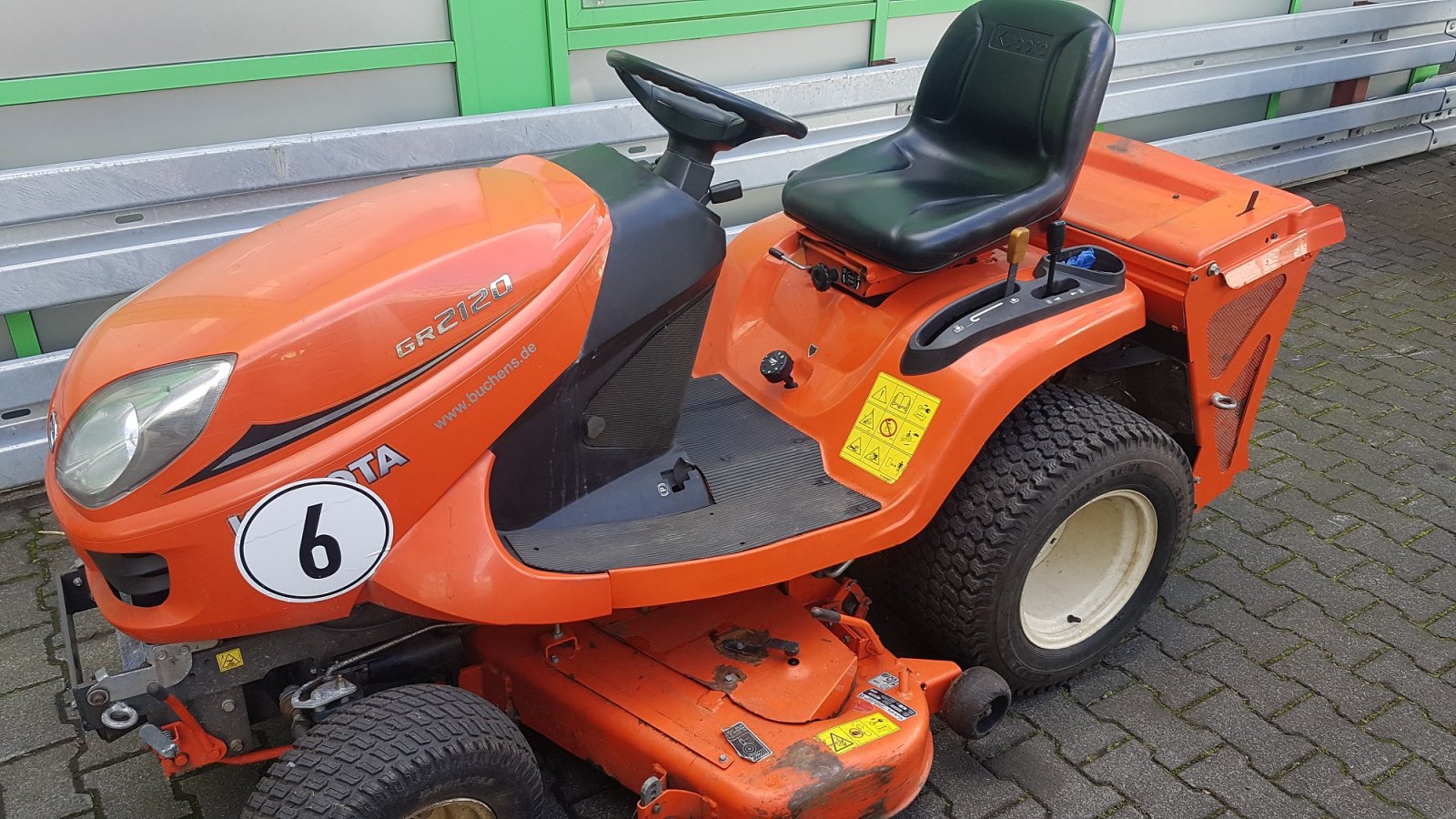 Aufsitzmäher van het type Kubota GR2120 Allrad, Gebrauchtmaschine in Olpe (Foto 3)