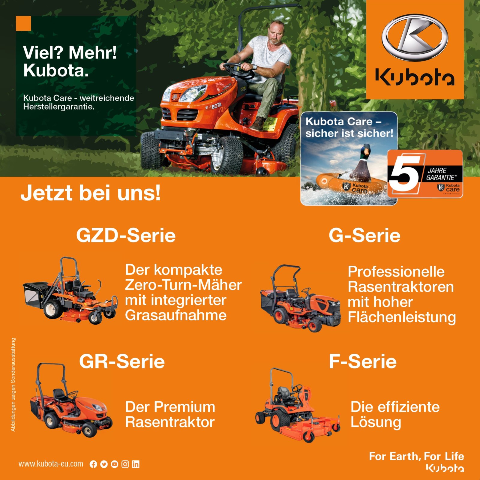 Aufsitzmäher typu Kubota GR2120S incl Schneeschild, Neumaschine w Olpe (Zdjęcie 9)