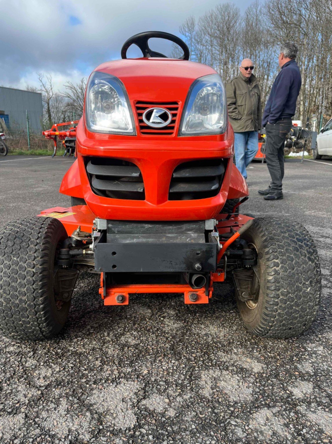 Aufsitzmäher Türe ait Kubota Tondeuse autoportée GR2100II Kubota, Gebrauchtmaschine içinde LA SOUTERRAINE (resim 6)