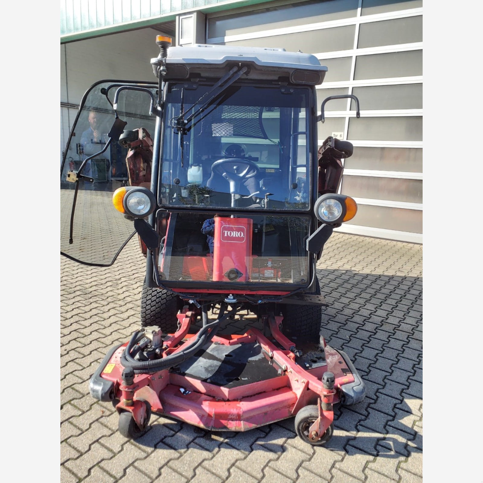 Aufsitzmäher Türe ait Toro Groundmaster 4010-d, Gebrauchtmaschine içinde Sassenberg (resim 2)