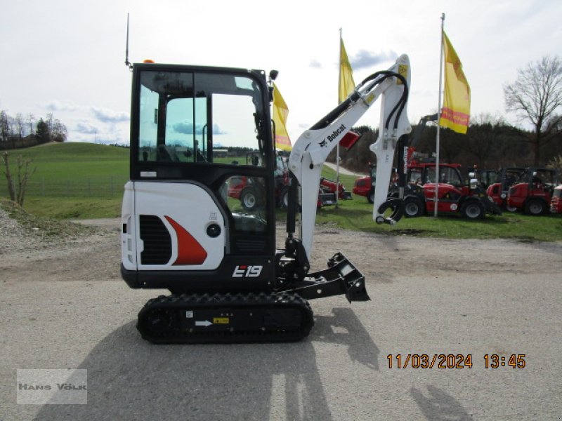 Bagger Türe ait Bobcat E 19, Neumaschine içinde Soyen (resim 4)